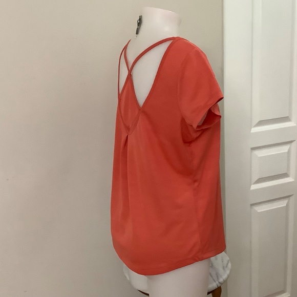 Mountain Hardware Orange activewear top w Strappy back MEDIUM - Picture 5 of 9